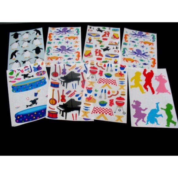 Mrs. Grossman Lot Stickers, 3 huge block, 12 modules water, zebra, circle, truck - Picture 6 of 6
